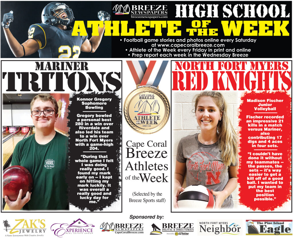 Athletes of the Week News, Sports, Jobs North Fort Myers Neighbor